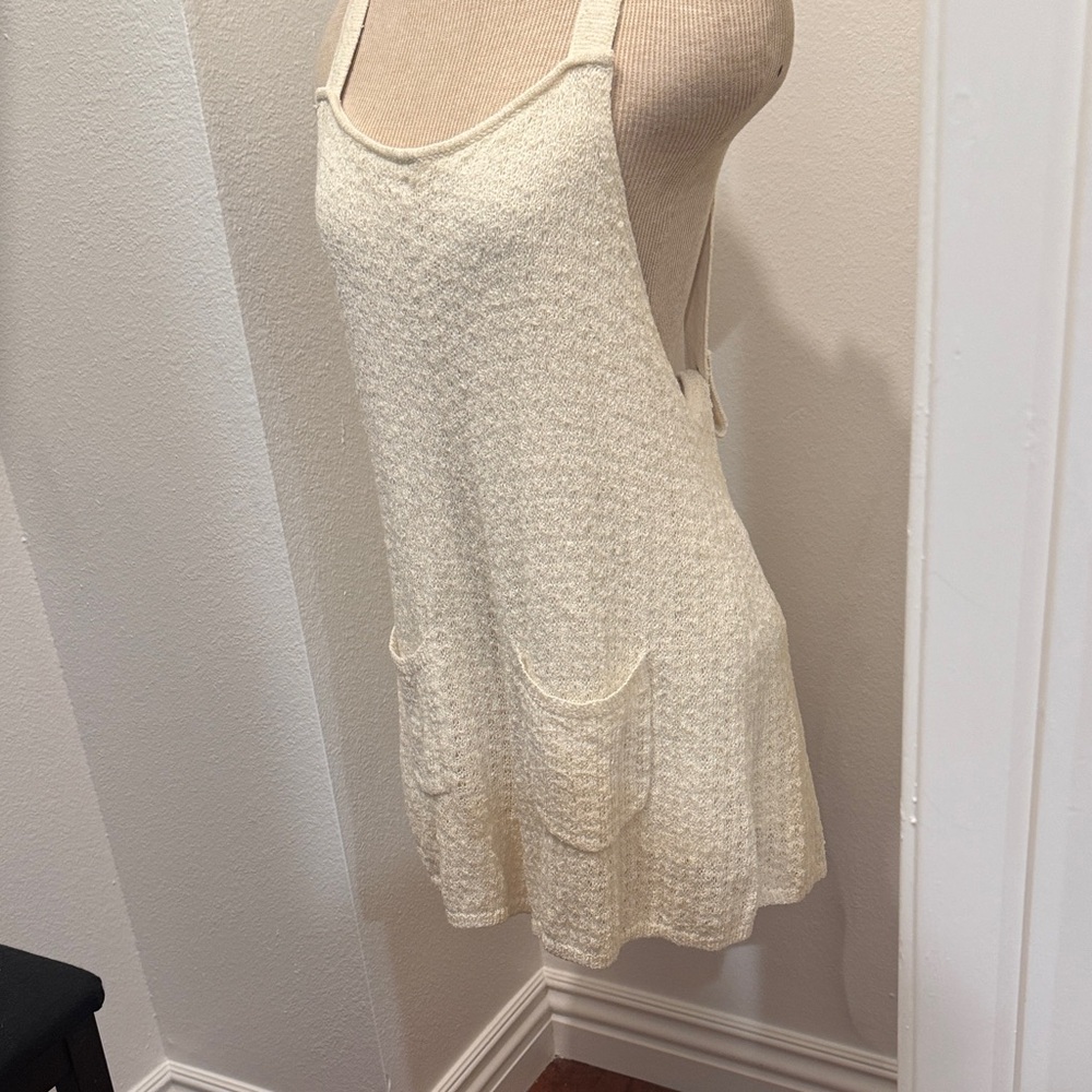 FP Movement by Free People Textured Cream Romper